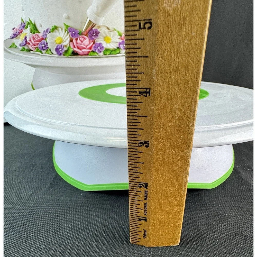 Wilton Trim-N-Turn Ultra Cake Turntable Lazy Susan Cake Decorating Stand Locks